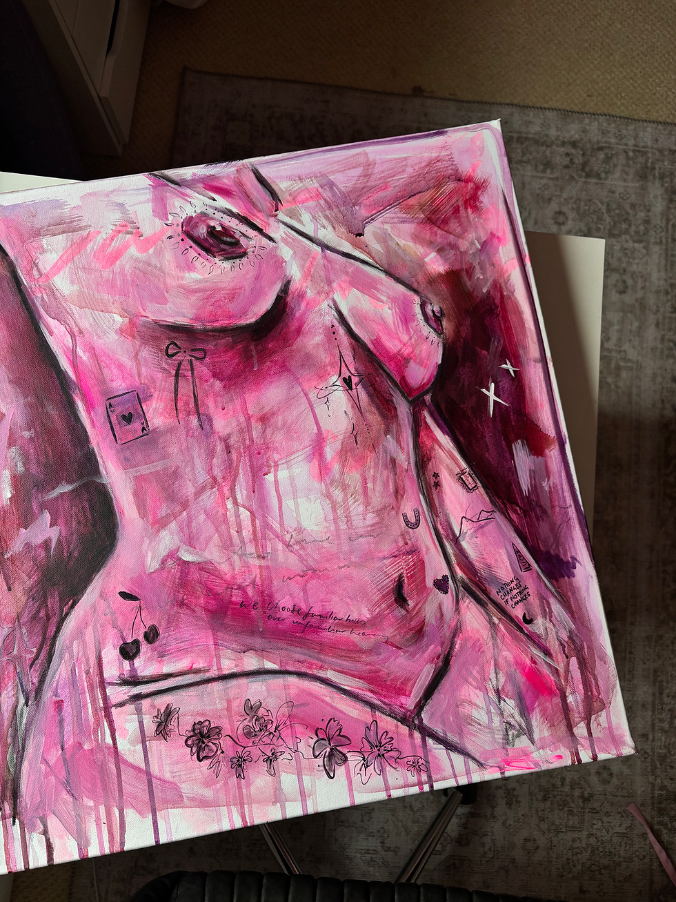 Thumbnail: original painting - I want it all
