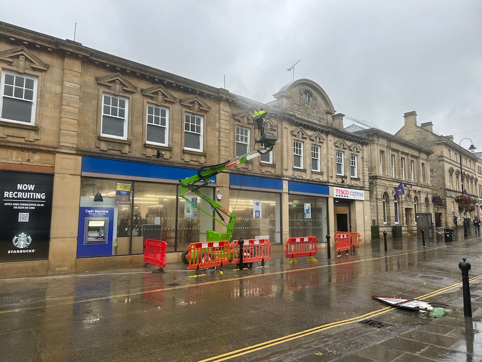 Chippenham Shop commercial jet washing clean