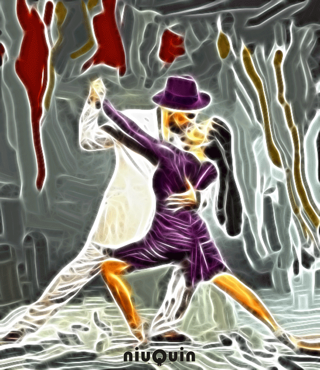 niuQuin - Tango purpura Mandalax DynamicArt
