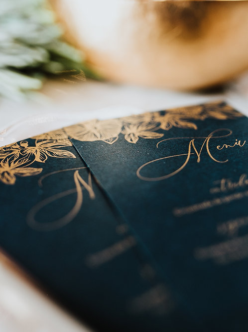 Wedding menu