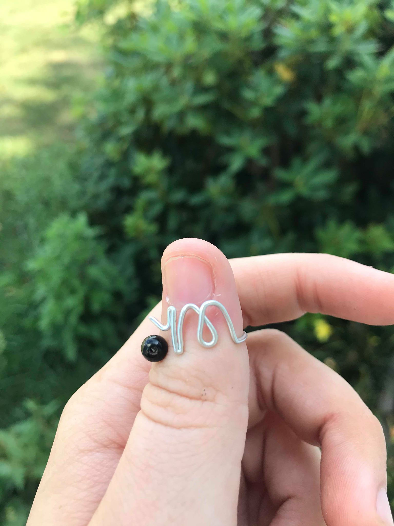 Personalized Letter Rings