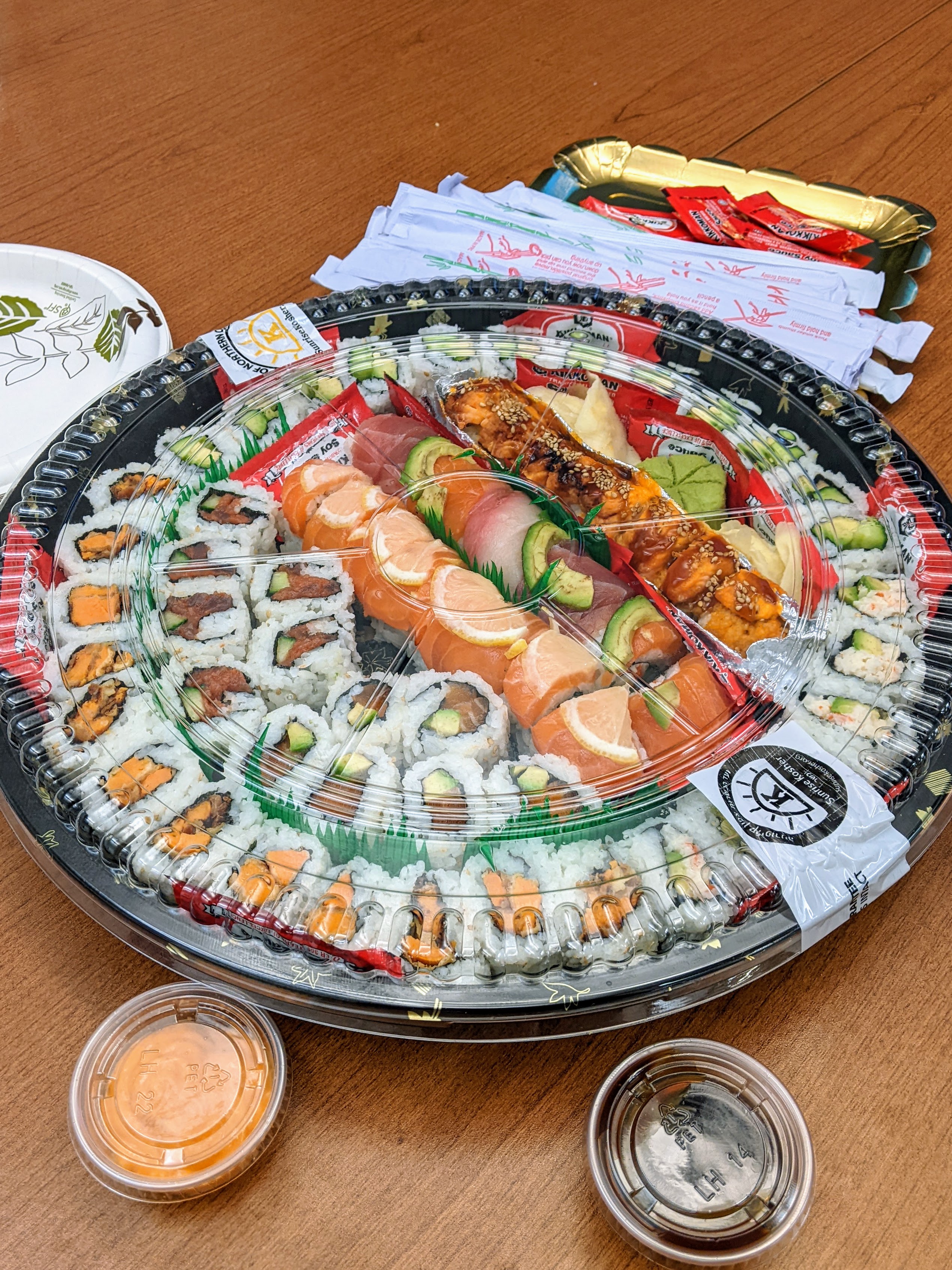 Arranged Food and Objects