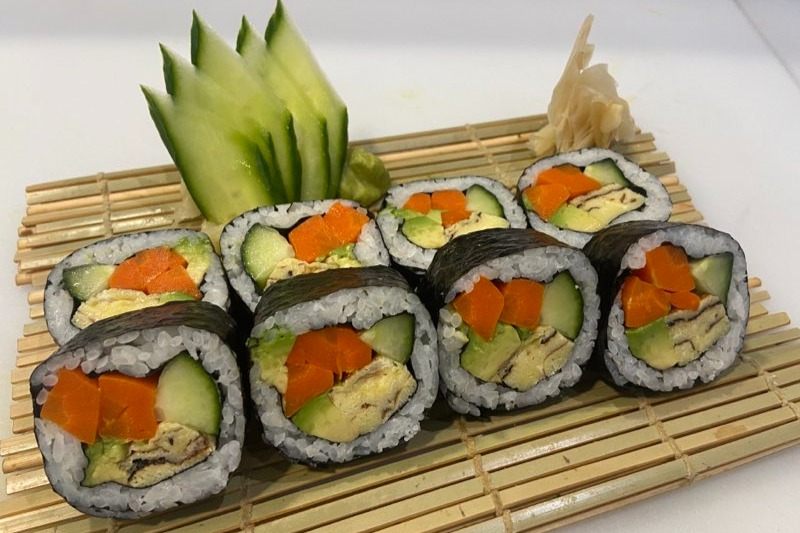 Arranged Food and Objects