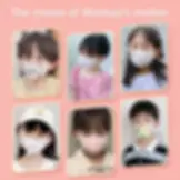 Thumbnail: 30pcs 3D Face Mask Children Disposable Cute Cartoon Prints 3 Layer Ply Dustproof