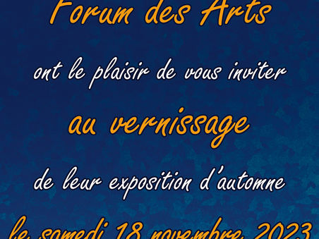 L'AVF: Bénévoles et adhérente s'exposent au Forum des Arts
