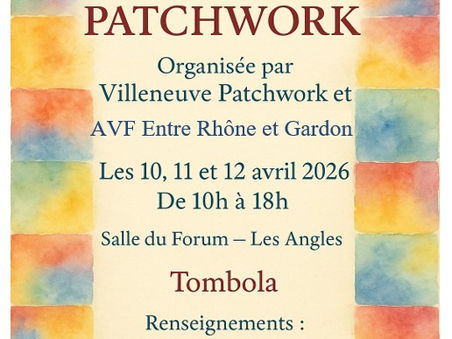 Exposition Patchwork forum des Angles.