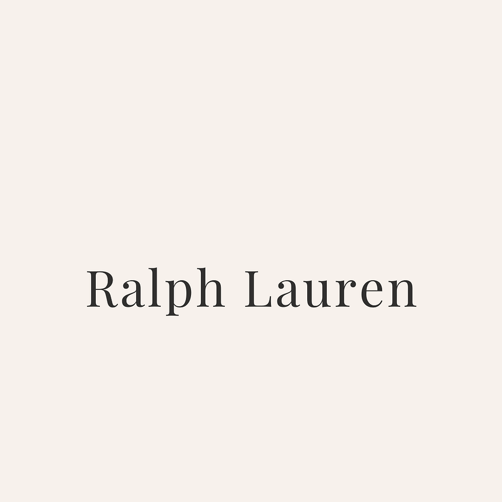 From Ralph Lauren to Ralph Borin’.