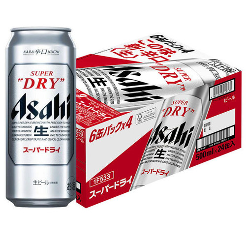 条件付き無料配達】アサヒ スーパードライ 500ml 1ケース(24缶入