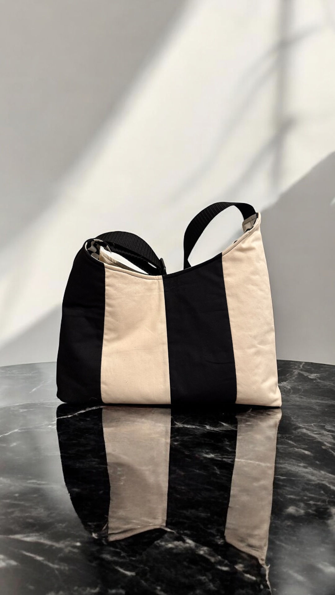 Black & White Boxy Bag