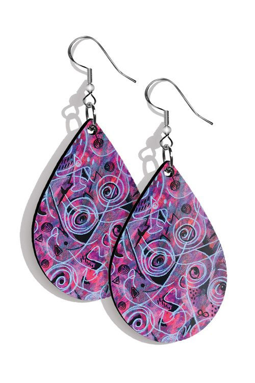 Boucle d'oreilles Pixie La vie en rose