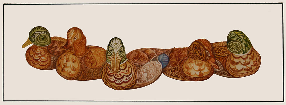 Five Pretty Ducks All in a Row