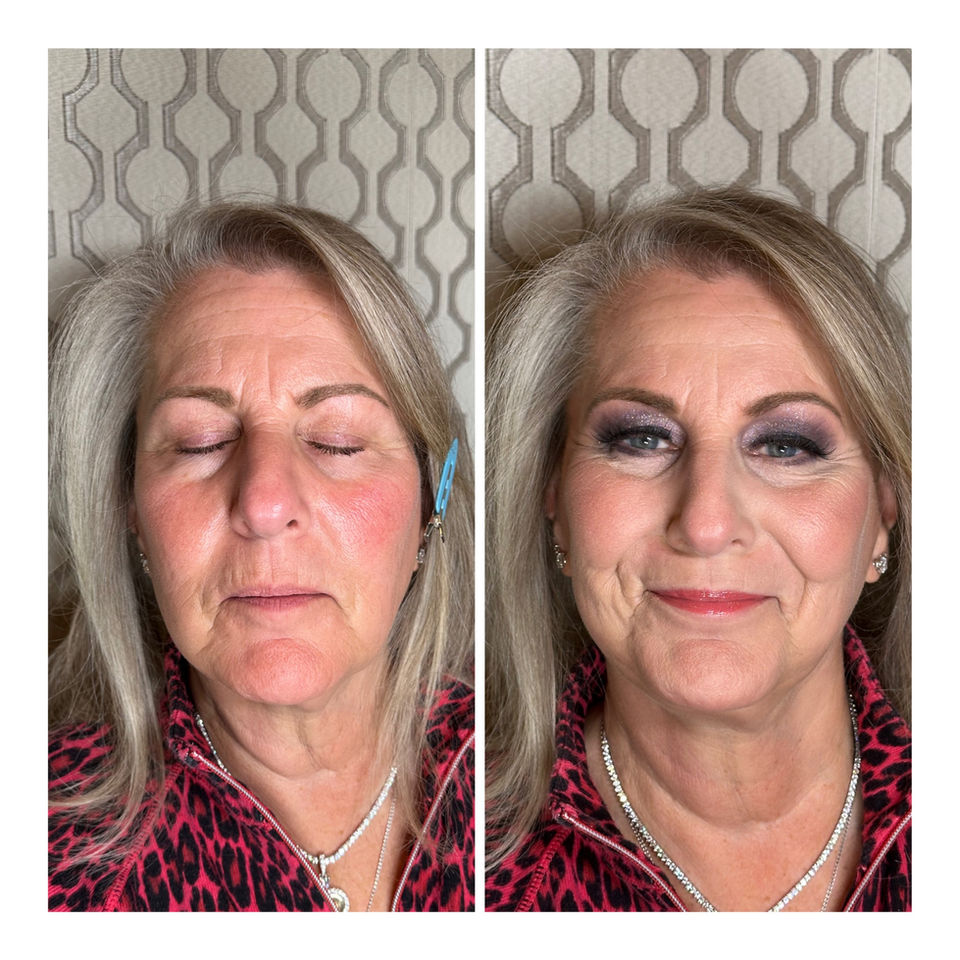 Woman's makeup before and after | Revive Wellness & Skin Spa