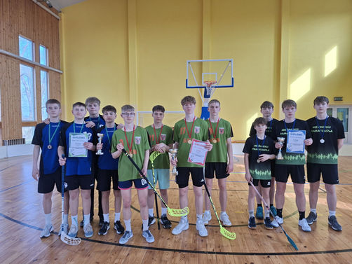 Dobeles novada skolu sacensības Florbolā 3x3,