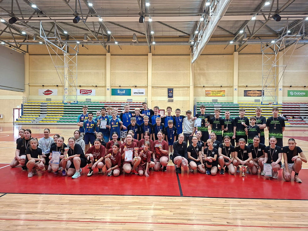 Dobeles novada bērnu un jauniešu sporta spēles basketbolā vecākai grupai