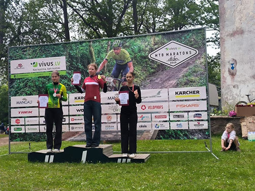 LČ MTB GRAVEL distancē riteņbraukšanā.