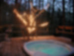 Hot tub at Christmas