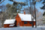 Tall Pines Winter Barn