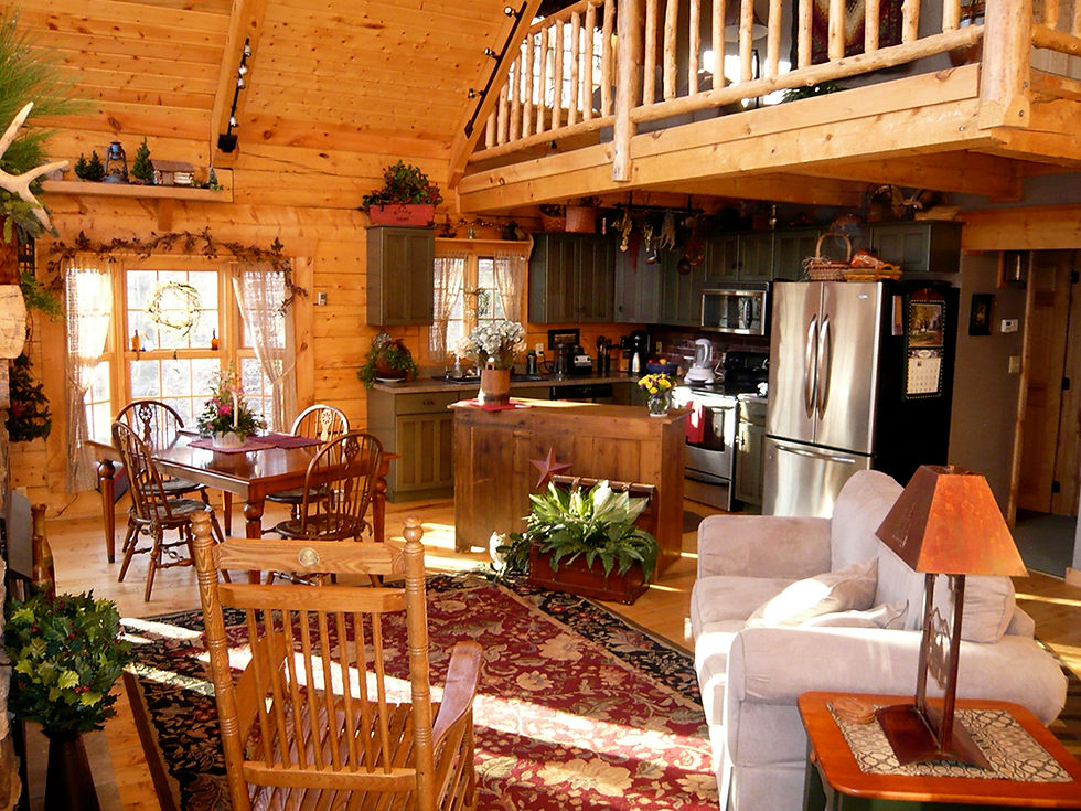 Refuge country kitchen/living room