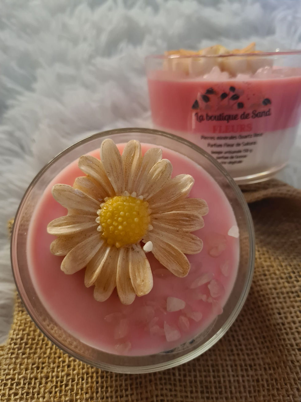Miniature : Bougie parfumée FLEURS