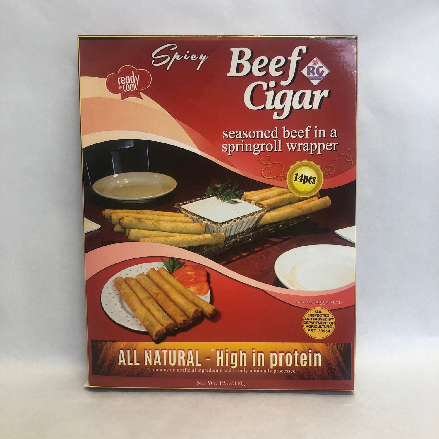 Spicy Beef Cigar -14 pcs- 12oz