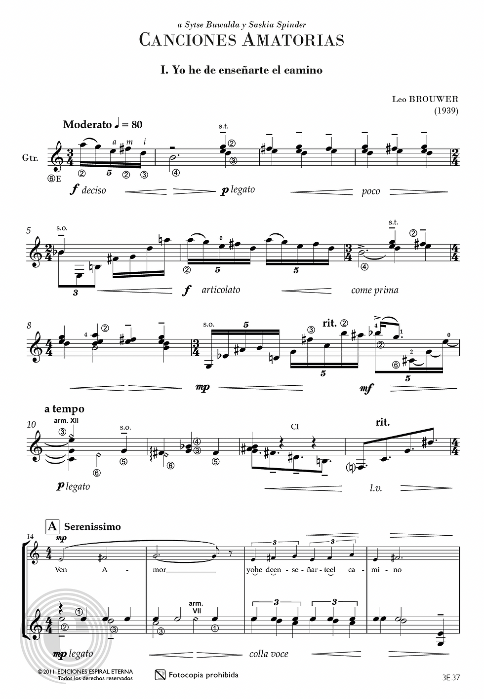 Miniatura: Canciones Amatorias