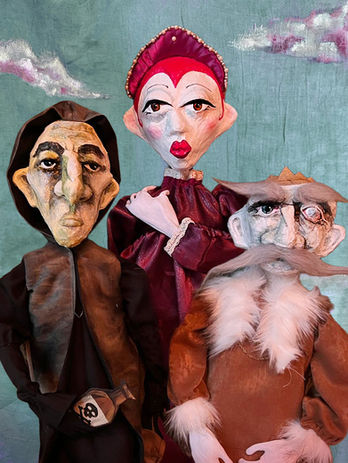 Hamlet Puppets; Queen, King, Claudius