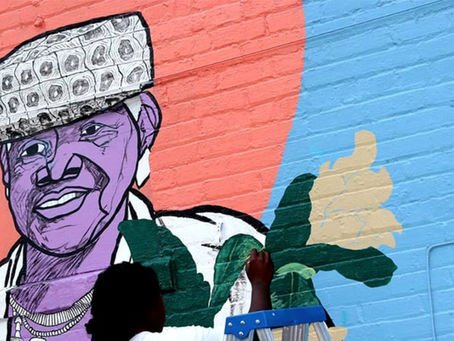Artist creates tribute mural for community activist Sadie Roberts-Joseph