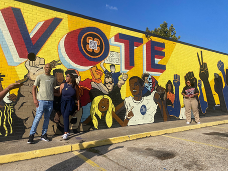 Celebrating the Unveiling of the VOTE Mural: A Beacon of Empowerment in 70805