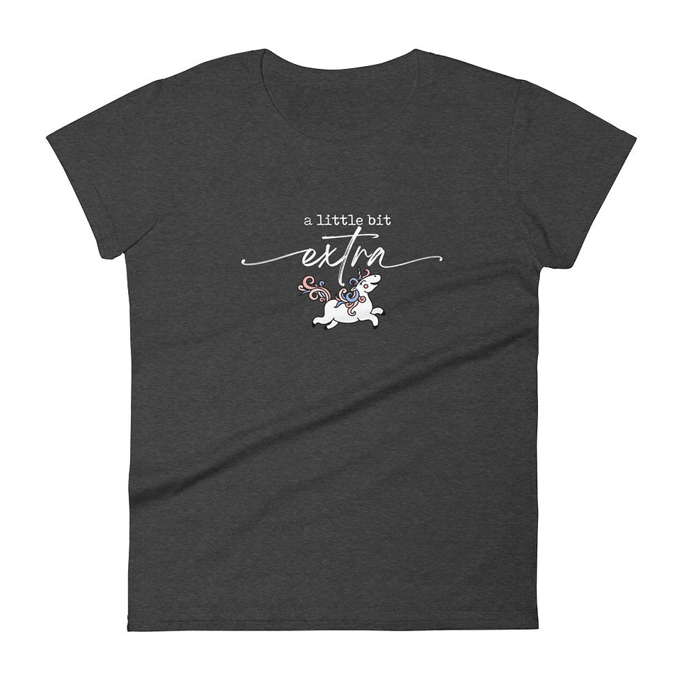 Thumbnail: A Little Bit Extra Unicorn Women's Classic Fit T-Shirt