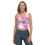 Thumbnail: Wifey Status Pink Tie Dye Full Color Crop Top