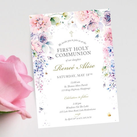 Baptism Invitation, Communion invitation, catholic invitation, religious invitations, Christening invitations, custom invitations, Long Island invitations, foil invitations, Luxury invitations, design your invitations, ronkonkoma invitations, suffolk invitations, invitation studio, invitation business on long island