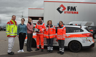 Mit neuem Defibrillator im Einsatz