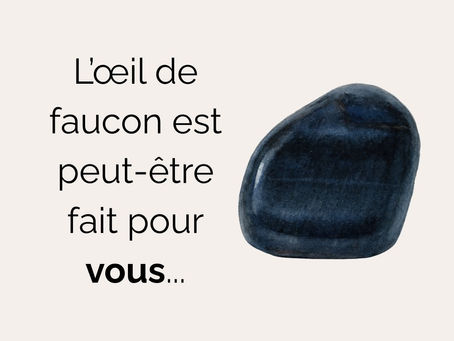 L’œil de faucon est pour vous si... Faites le test !