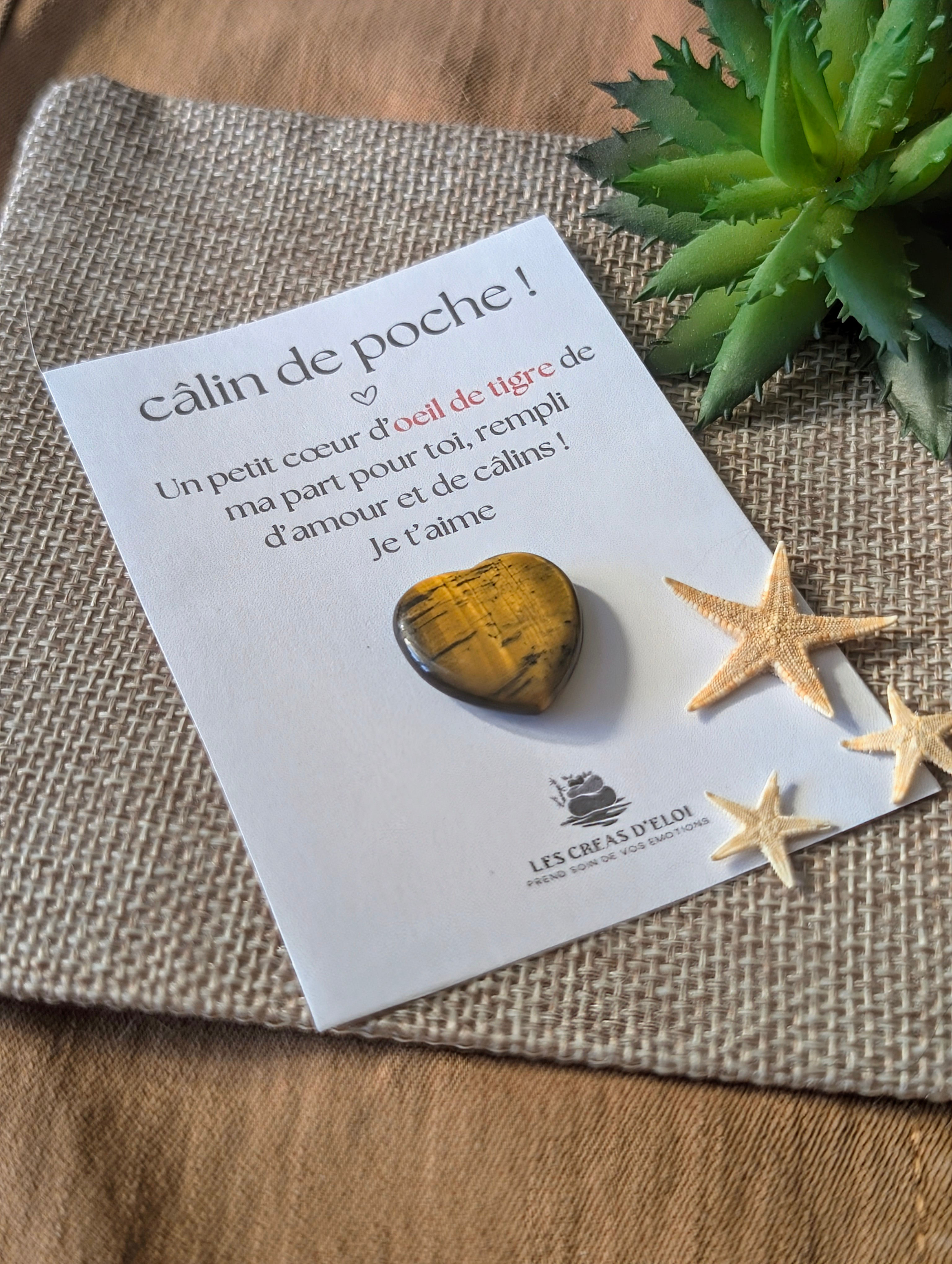 Câlin de poche - Oeil de tigre