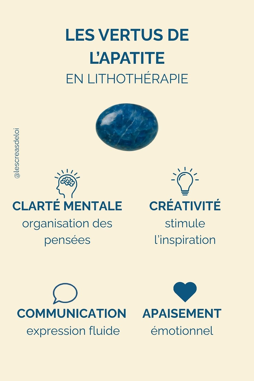 Les vertus de l'apatite