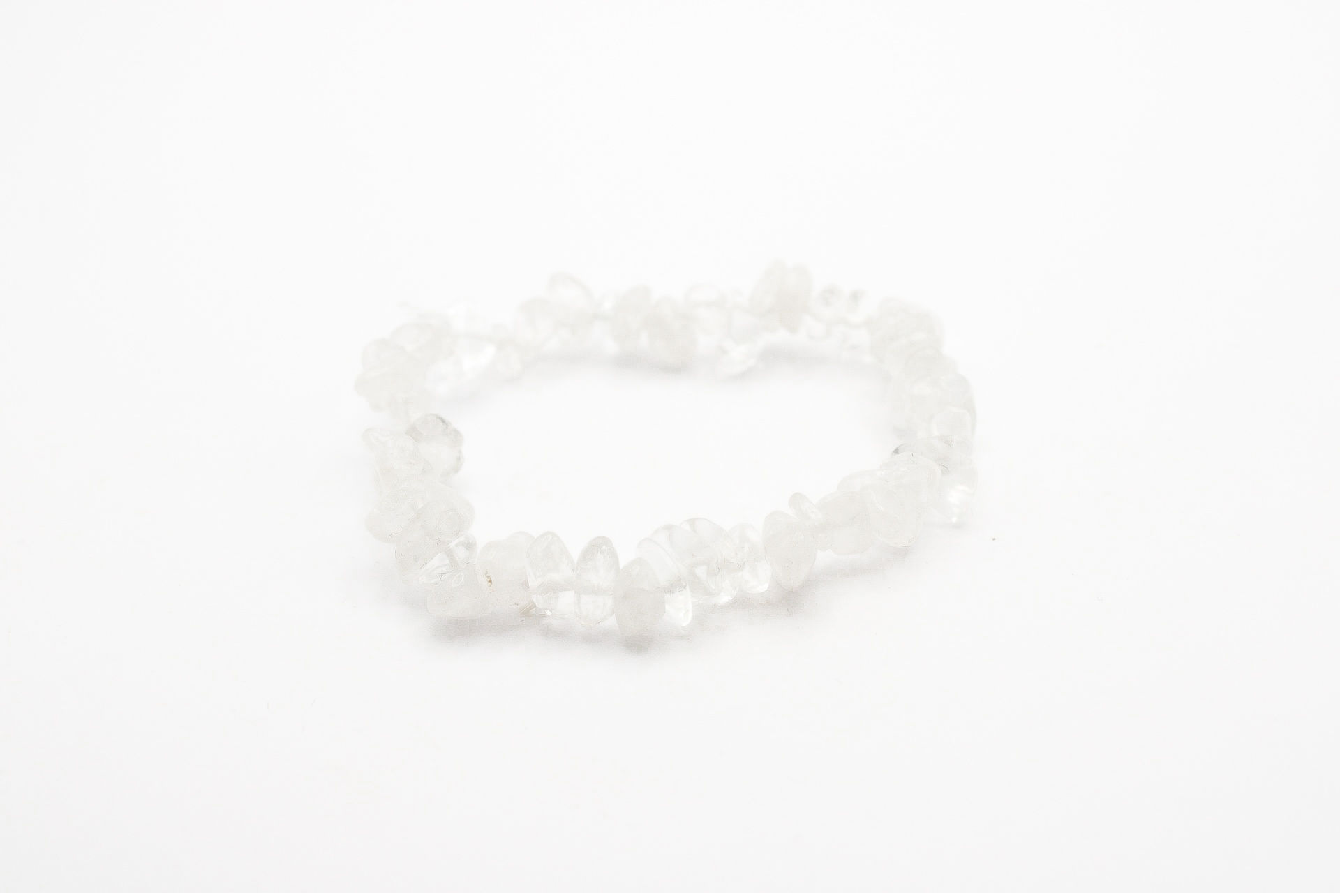 Bracelet baroque en cristal de roche