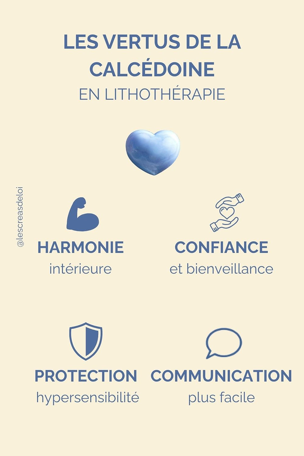 les vertus de la calcédoine