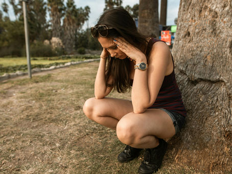femme anxieuse