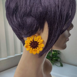 sunflower medium earrings