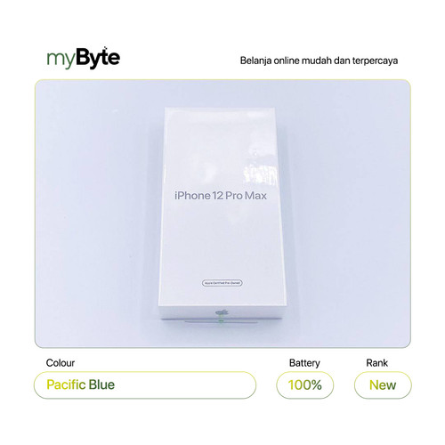 [Blue] iPhone 12 Pro Max 5G 512GB (Sim Free) myByte International