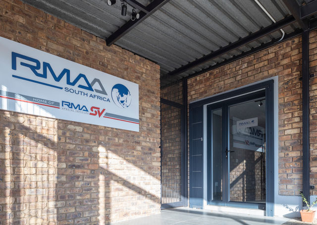 new signage for the client near the main entrance