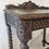 Thumbnail: Antique Carved Oak Writing Desk