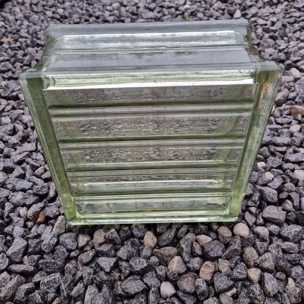 Thumbnail: Glass Bricks 195mm 1950s 