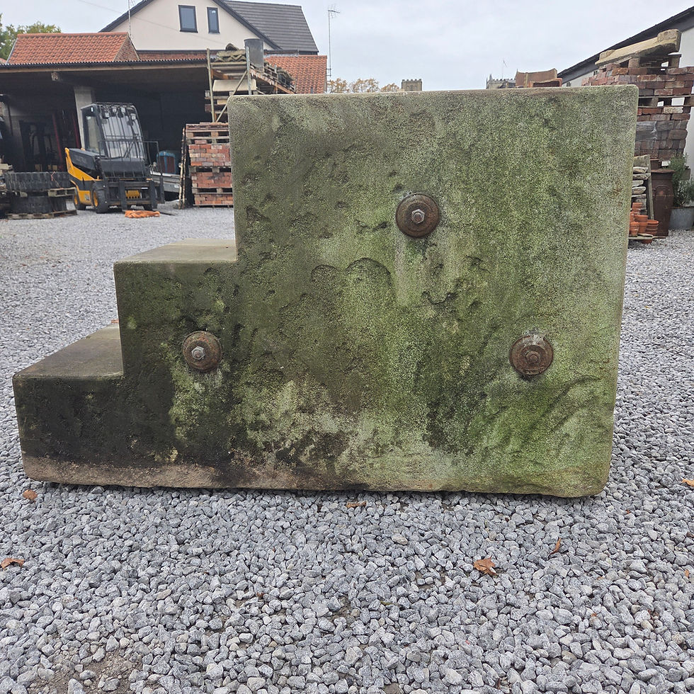 Thumbnail: Antique Stone Mounting Block 