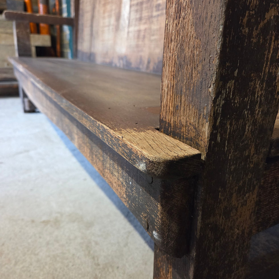 Thumbnail: Huge Oak Bench