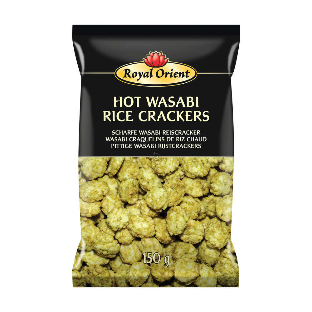 로얄 오리엔트 매운와사비맛 쌀 크래커 Royal Oriente HOT WASABI CRACKERS 150g