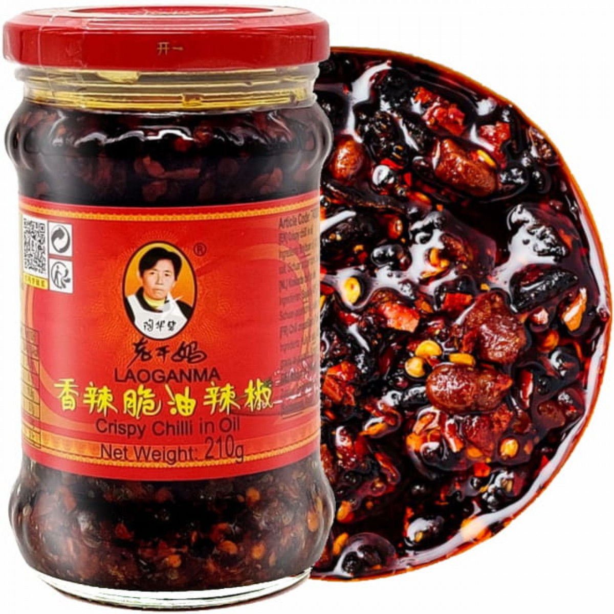 CRISPY CHILLI IN OIL 210g LAOGANMA