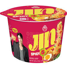 오뚜기 진라면 매운맛 큰컵 110g, JIN ramen copo picante 110g