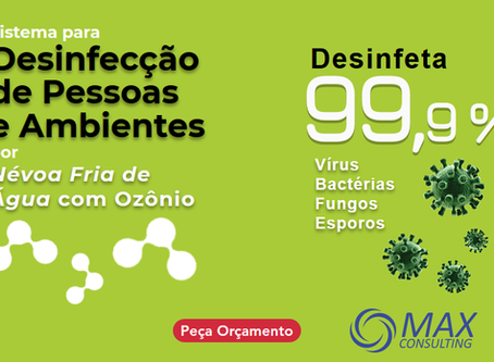 Desinfecção de Pessoas e Ambientes por Névoa de Ozônio