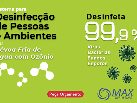 Desinfecção de Pessoas e Ambientes por Névoa de Ozônio